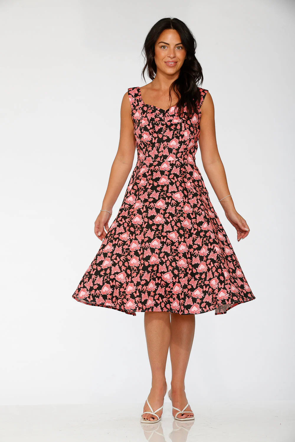 Heart Angel Swing Dress in Black - Image 8