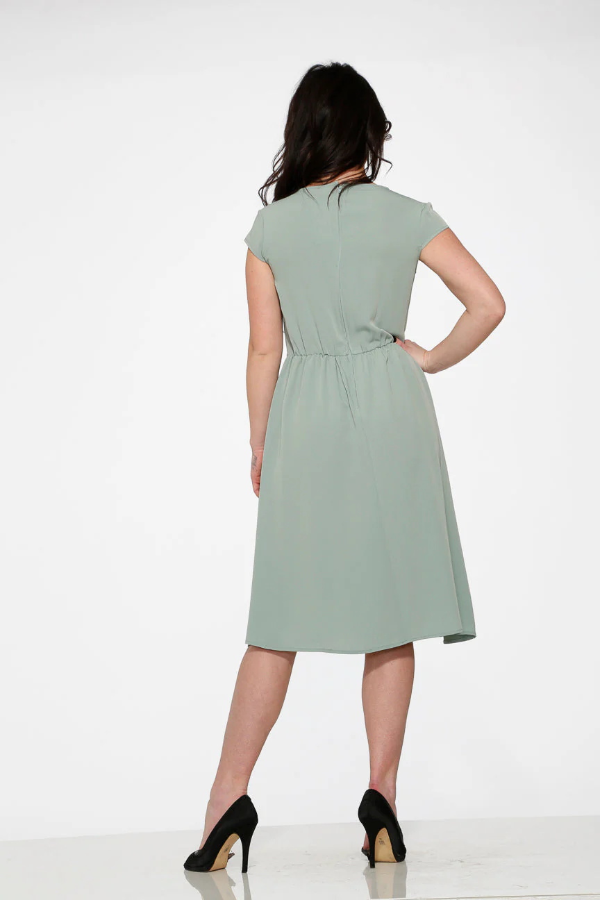Aqua Swing Dress - Image 6