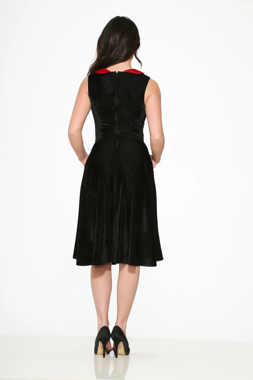 Black Red KurtRoy Swing Dress - Image 8