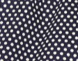 Navy Blue White Polka Dot Swing Dress - Image 8