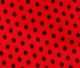 Red & Black Polka Dot Swing Dress - Image 8