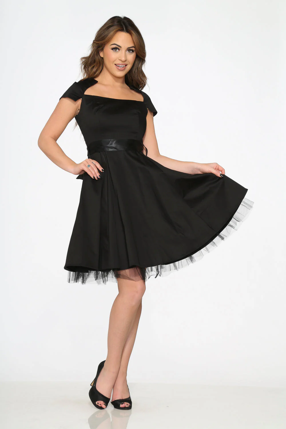 Black Swing Dress - Image 3
