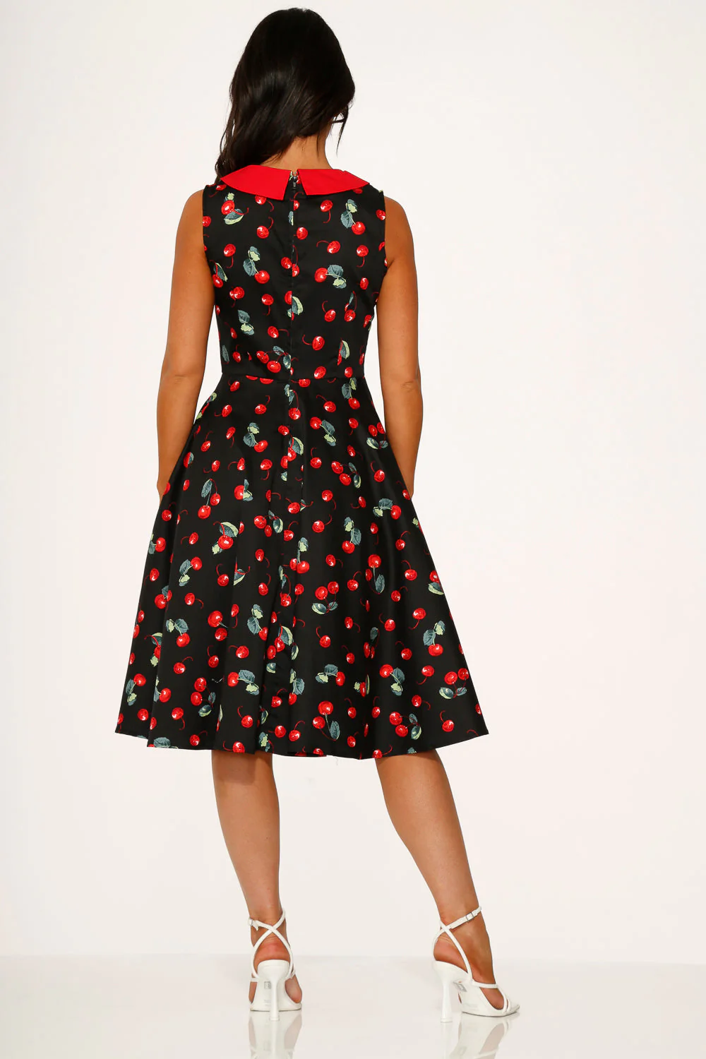 Black Cherry Swing Dress - Image 7