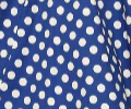 Blue Polka Dot Swing Dress - Image 7