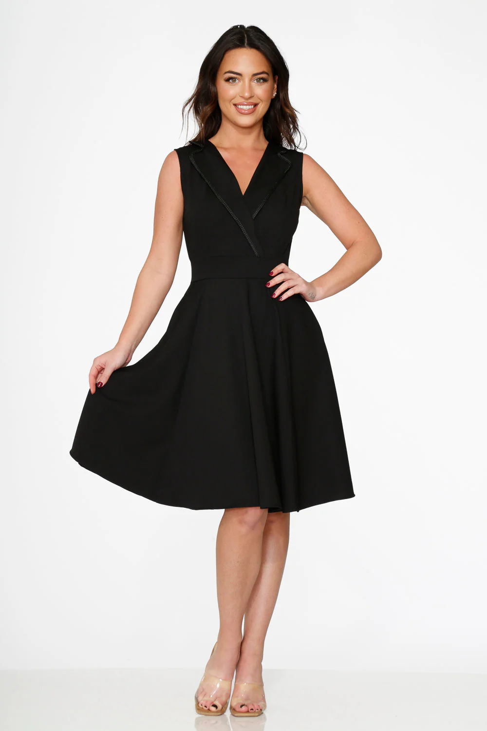 Black Swing Dress - Image 2