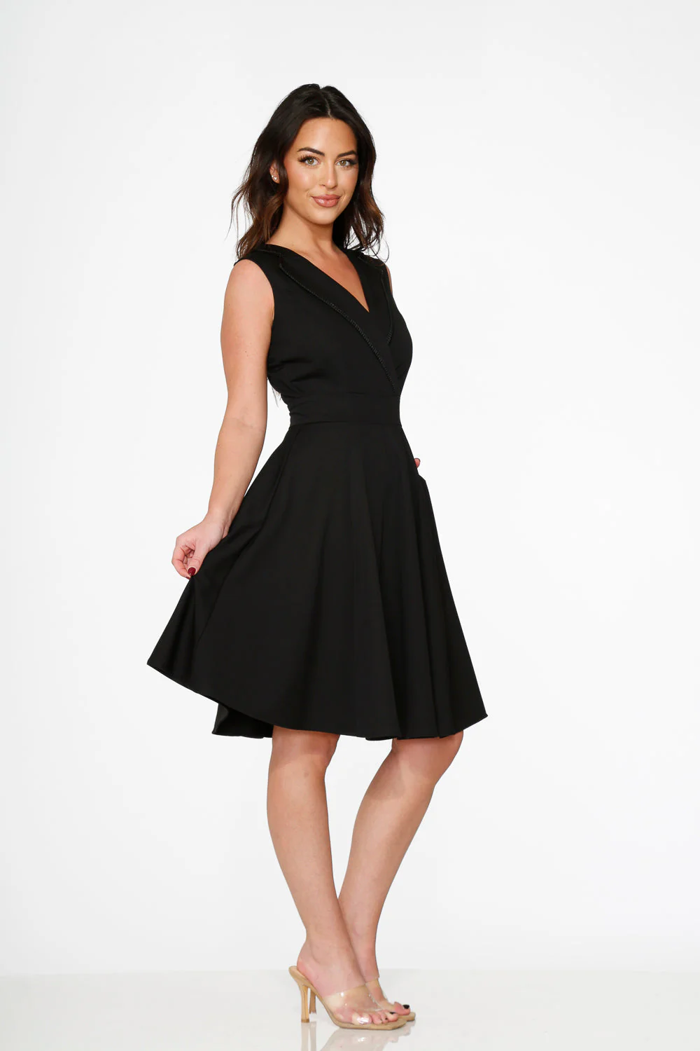 Black Swing Dress - Image 3