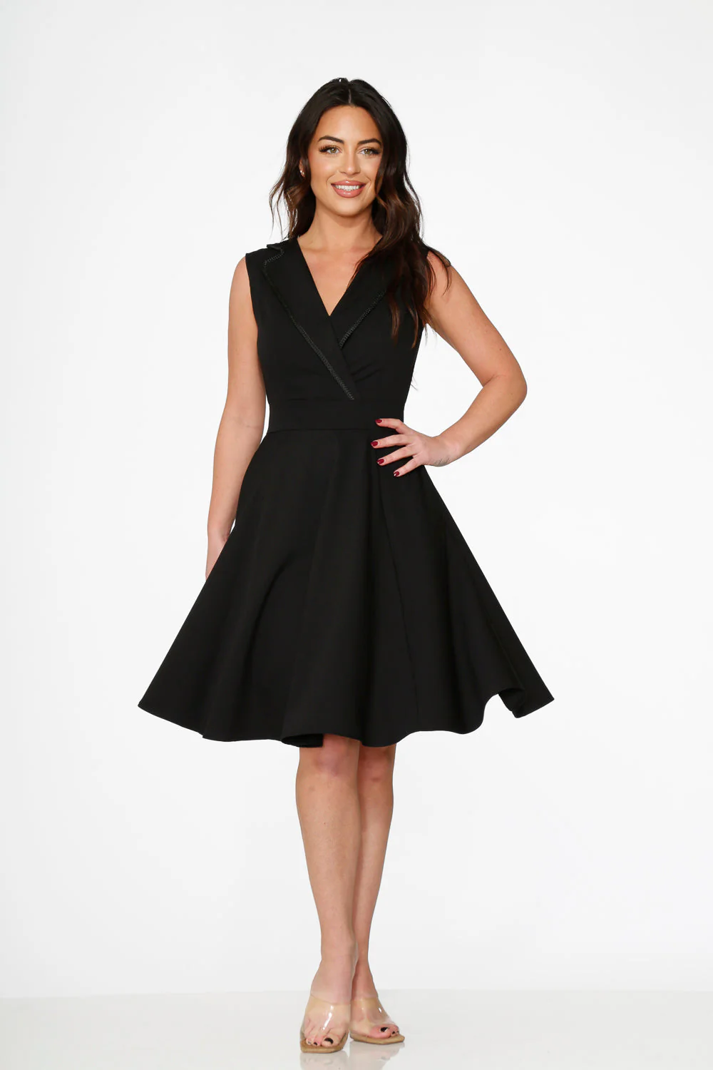 Black Swing Dress - Image 6