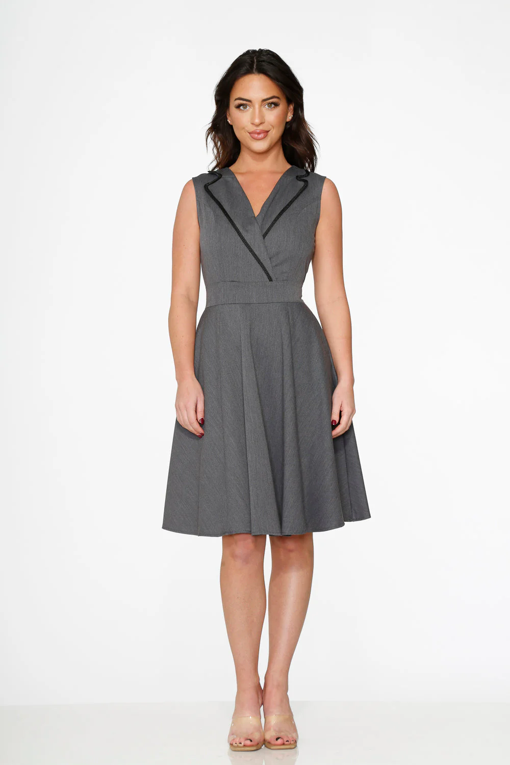 Grey Jenny Swing Dress - Image 2