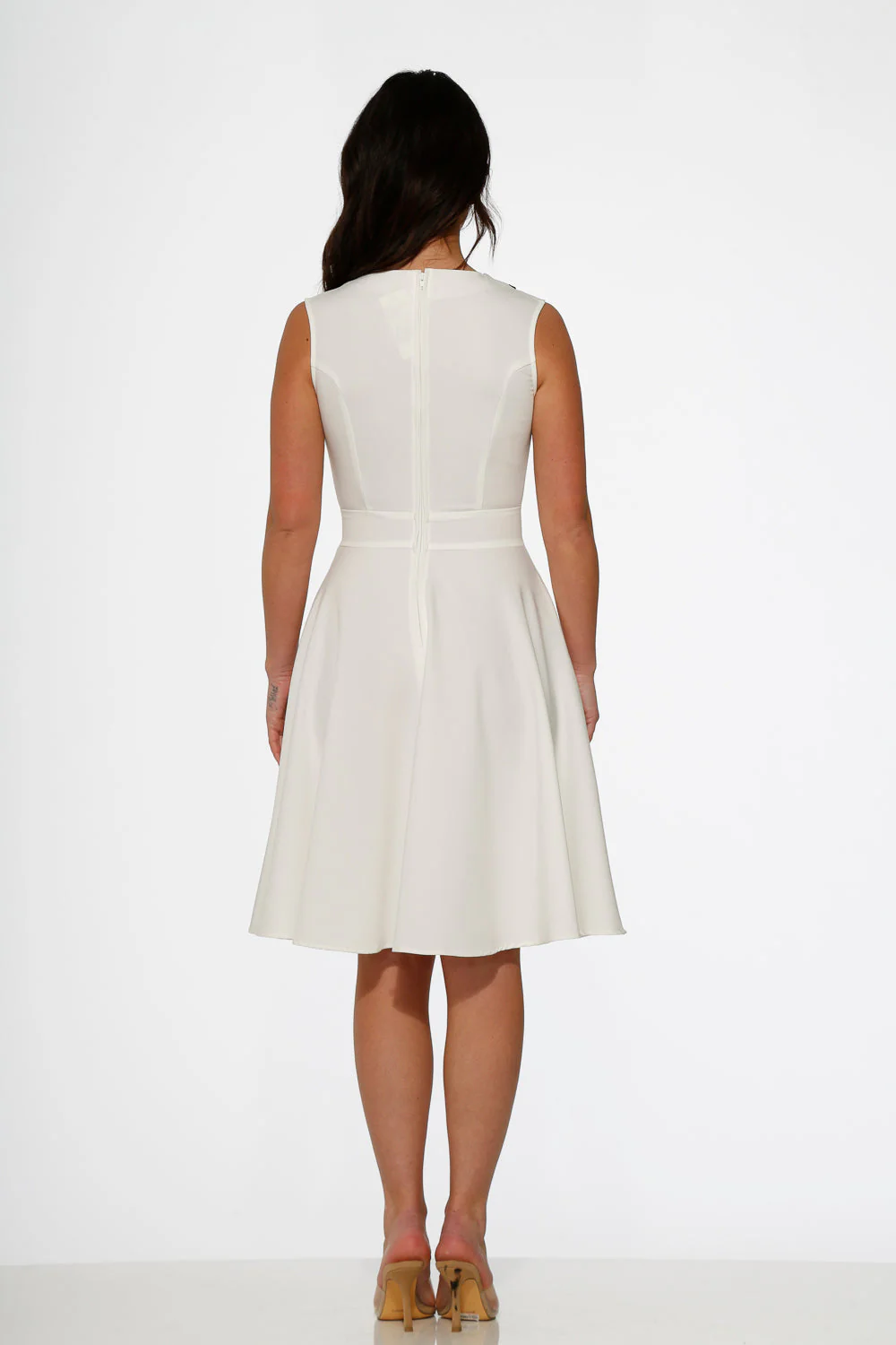 White Jenny Swing Dress - Image 6