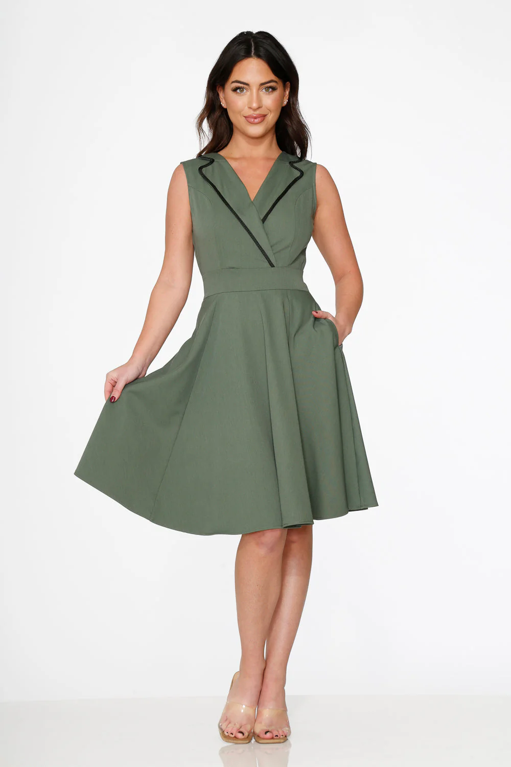 Olive Jenny Swing Dress - Image 3