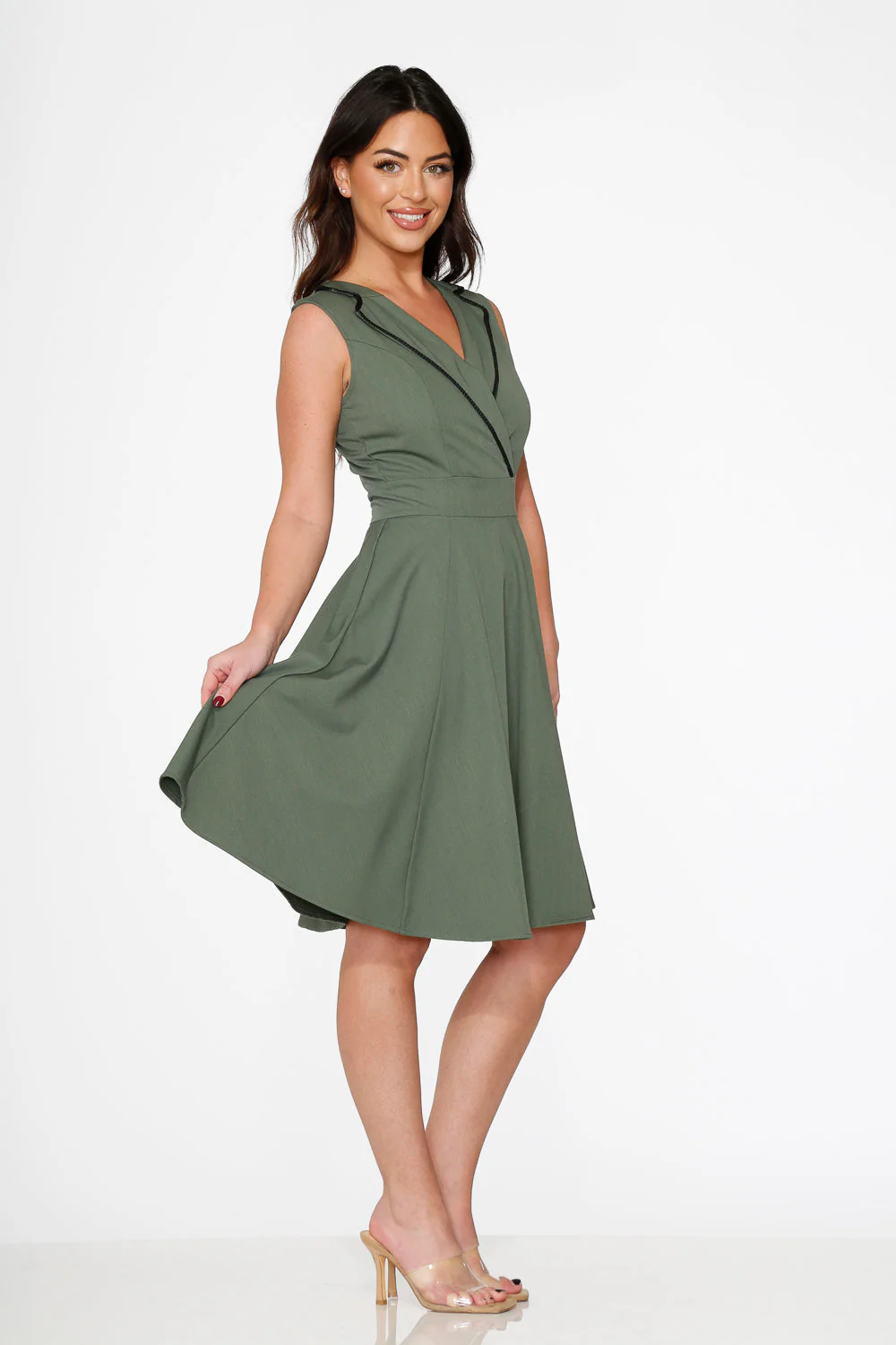 Olive Jenny Swing Dress - Image 4