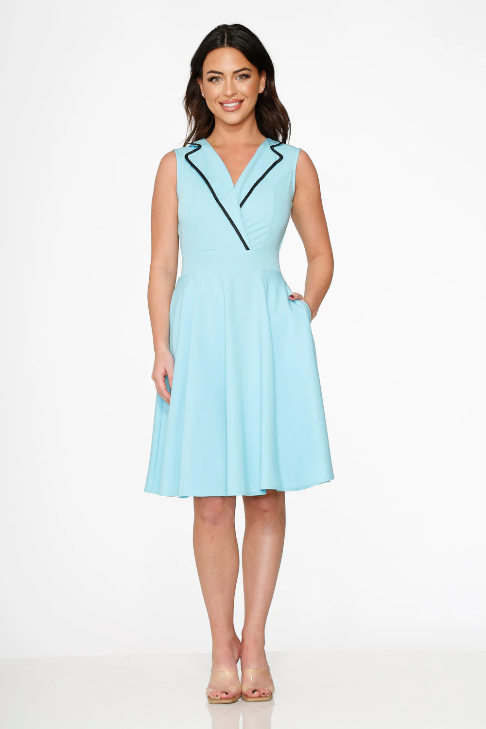 Blue Jenny Swing Dress - Image 2