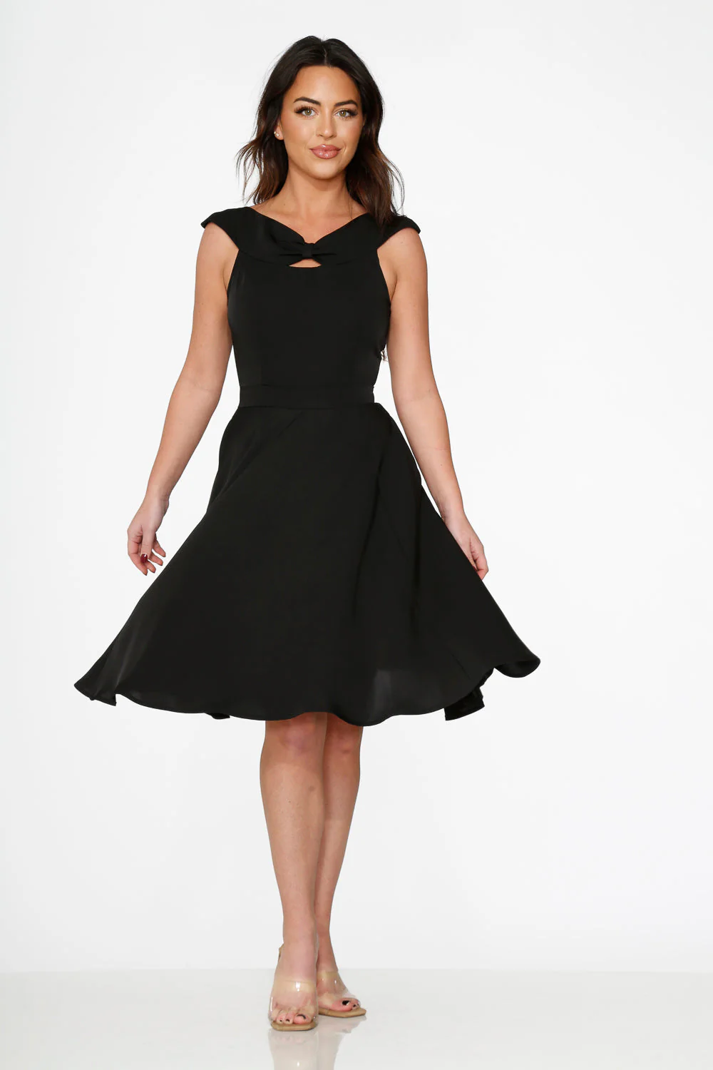 Black Occasional Swing Dress - Image 6