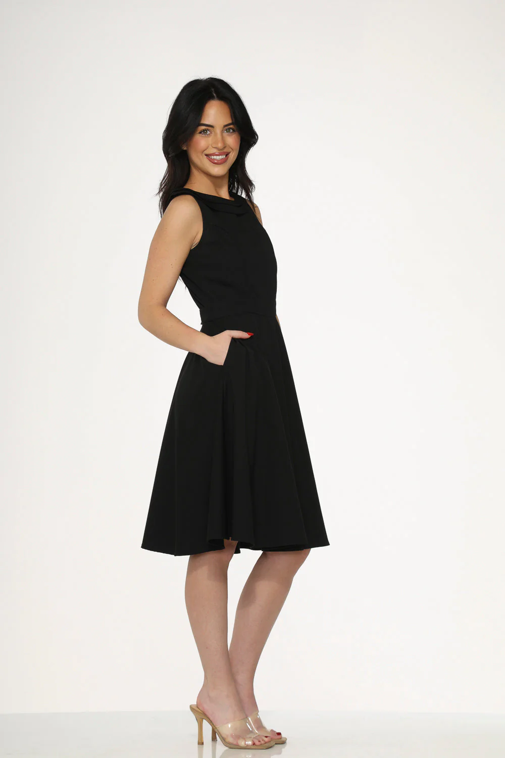 Black Swing Dress - Image 4