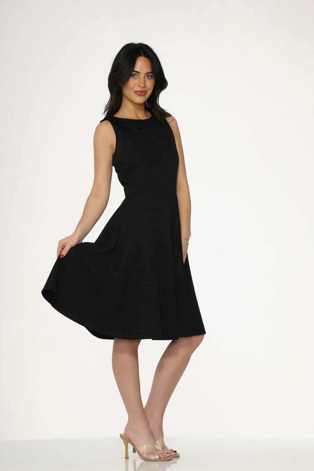 Black Swing Dress - Image 5