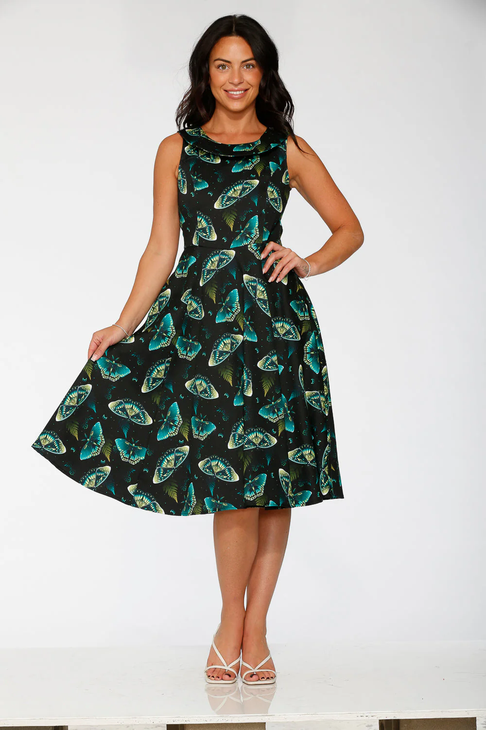 Dark and Mystical Butterfly Swing Dress - Image 3