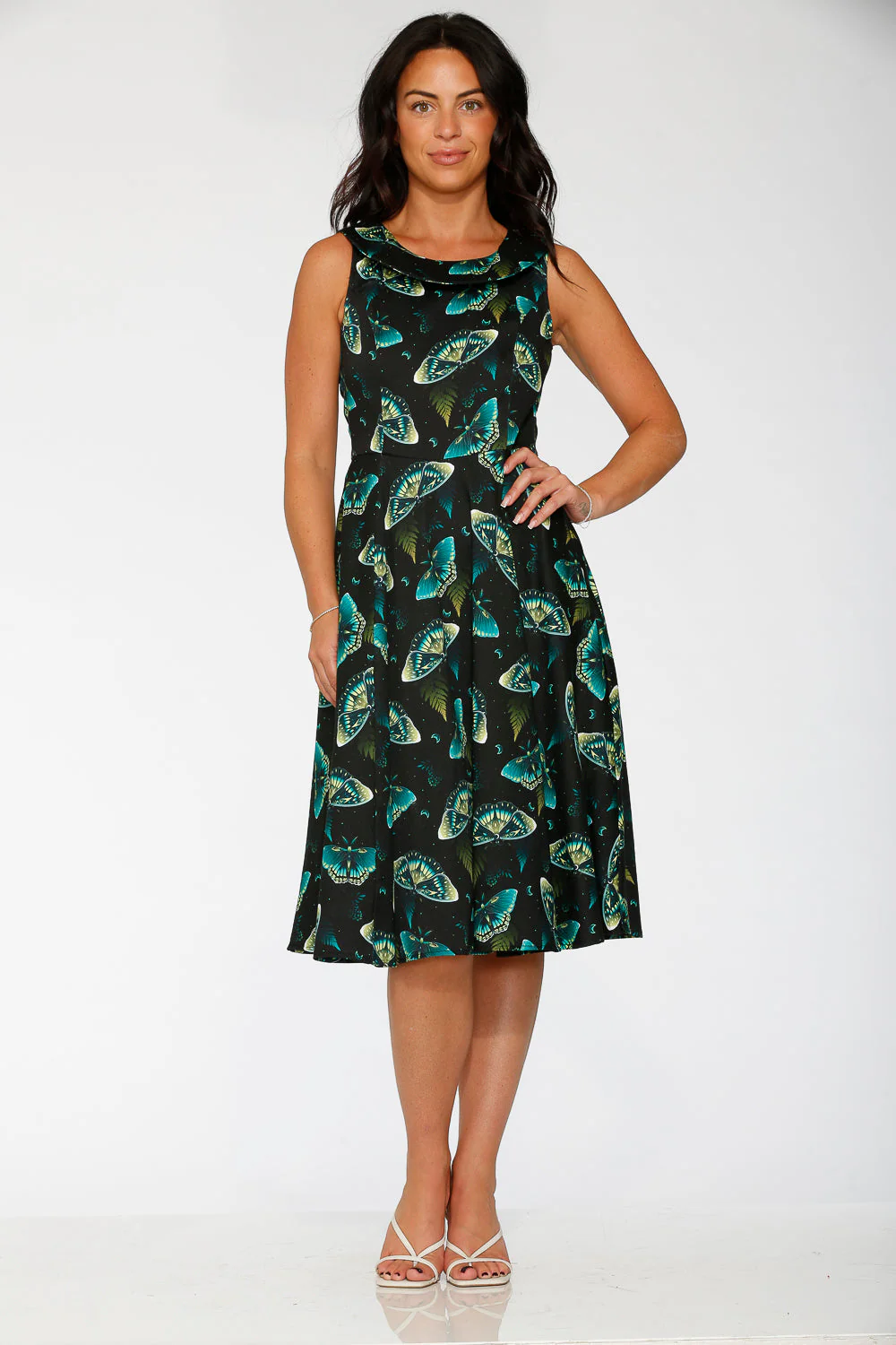 Dark and Mystical Butterfly Swing Dress - Image 4