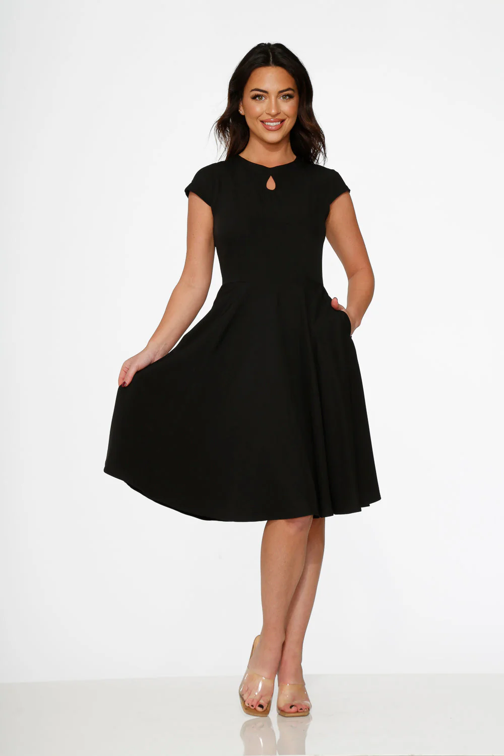 Black Swing Dress - Image 3