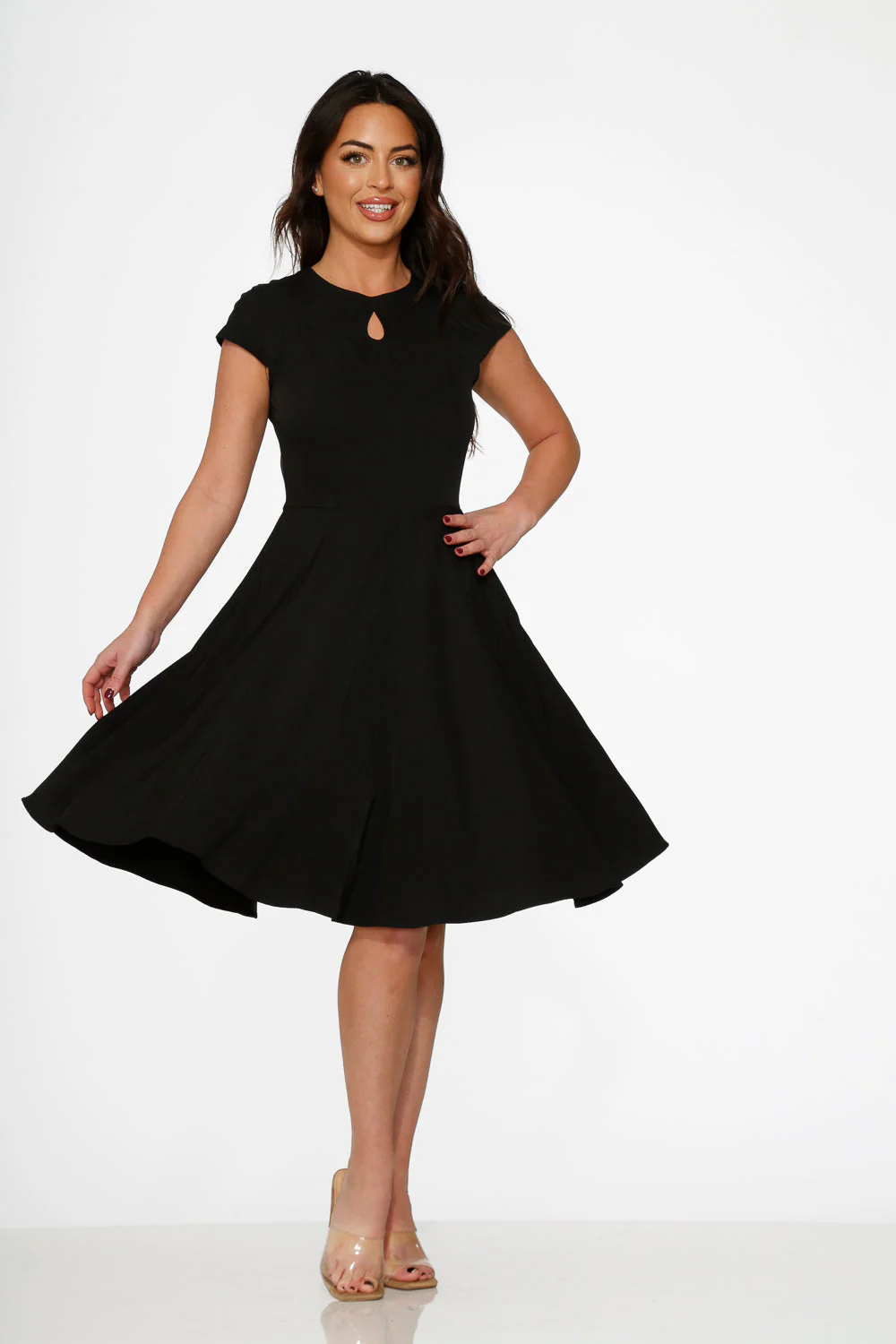 Black Swing Dress - Image 5