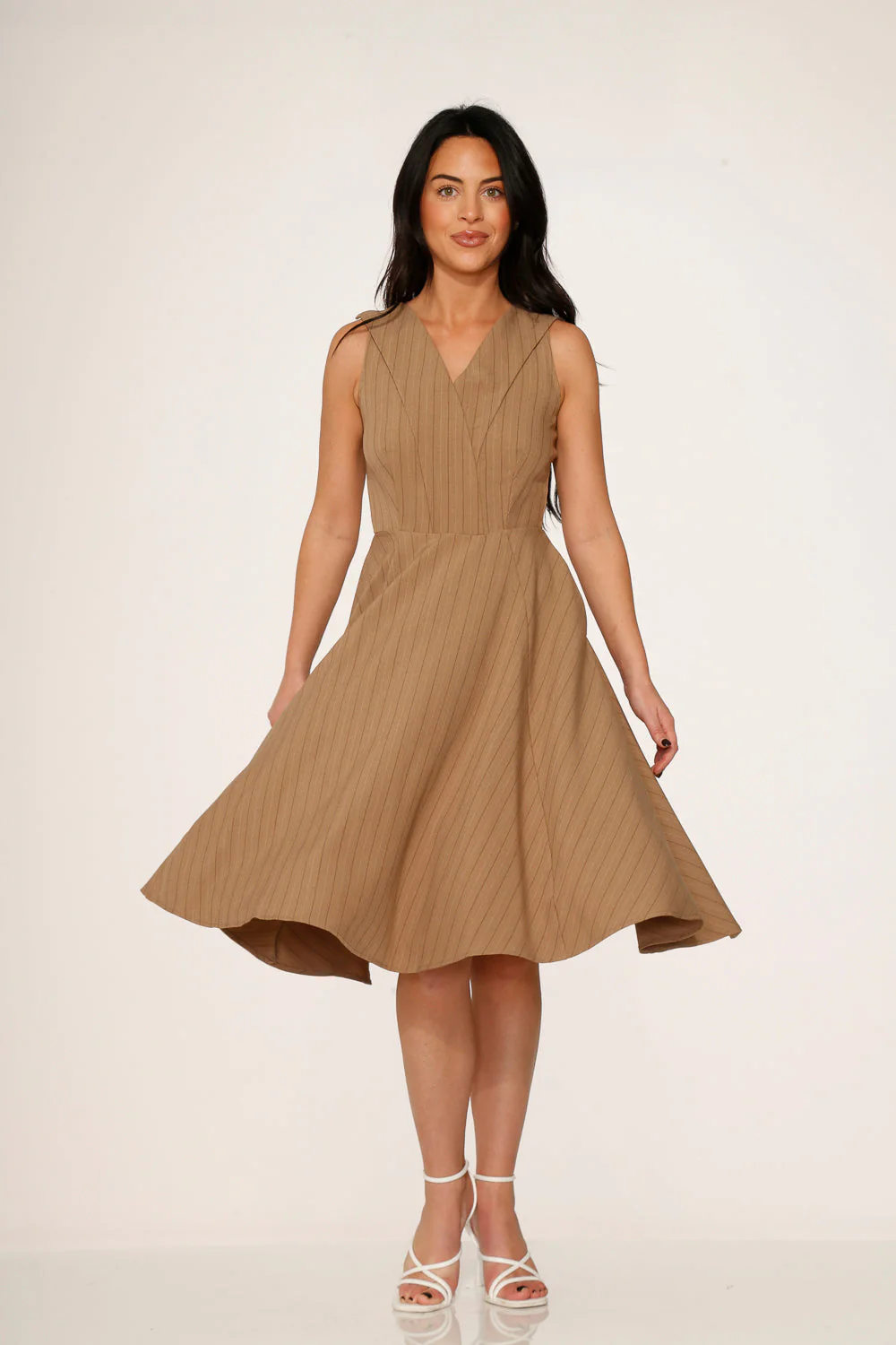 Camel Swing Dress - Image 5
