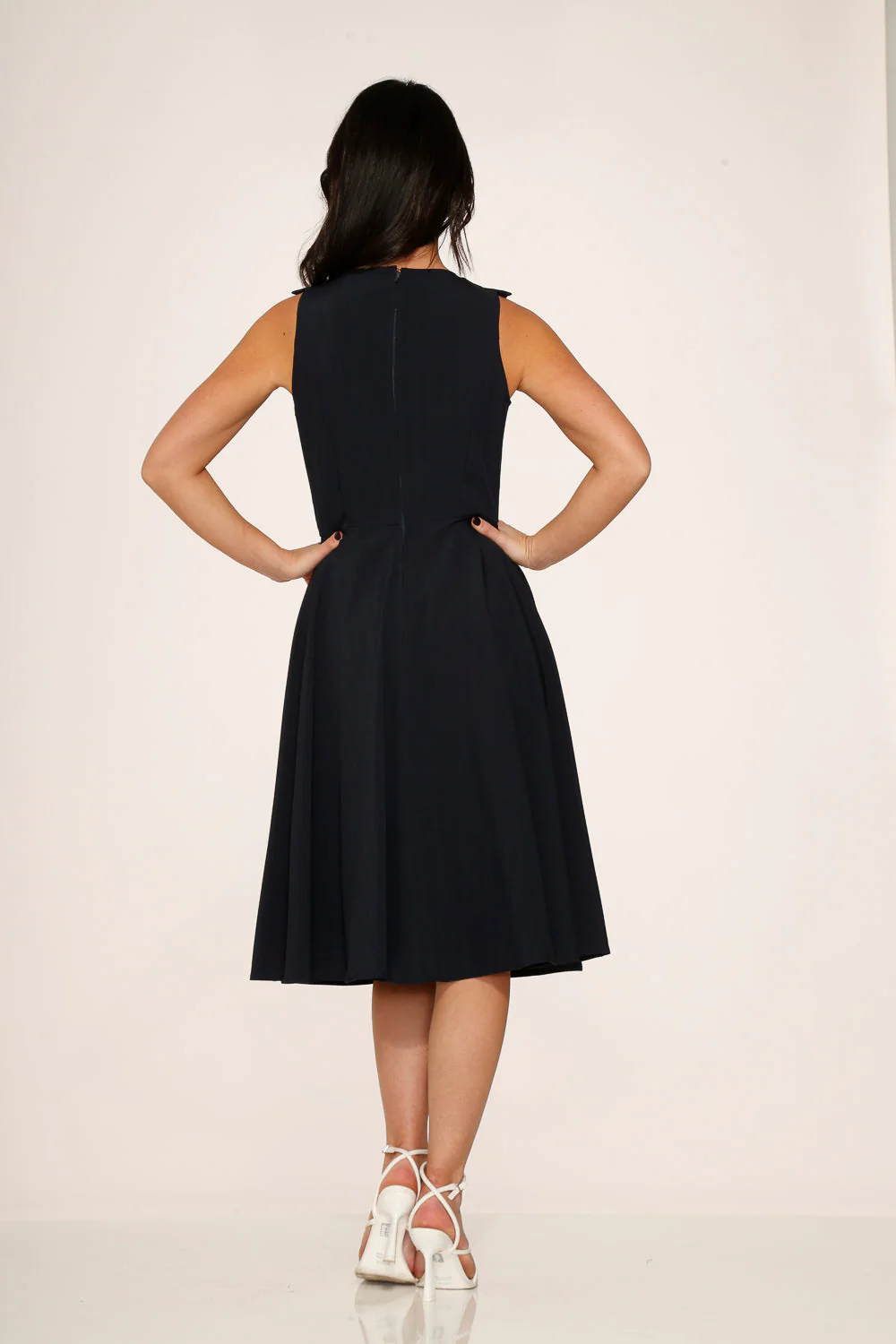 Navy Blue Swing Dress - Image 7