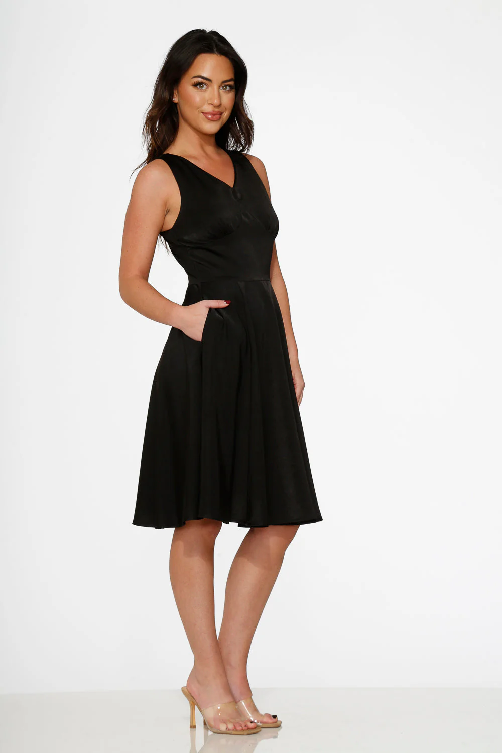 Black Swing Dress - Image 5