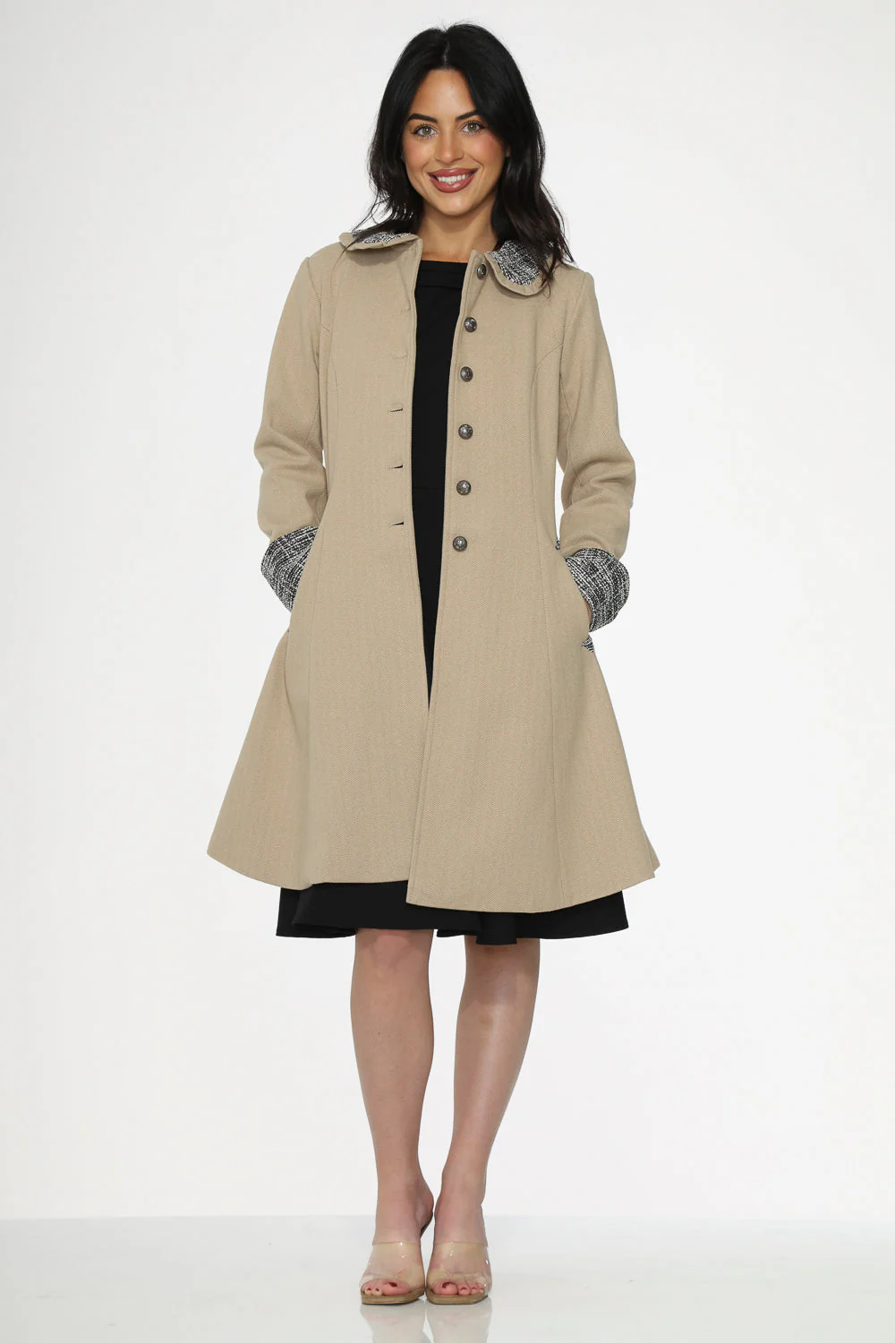 Camel Swing Coat