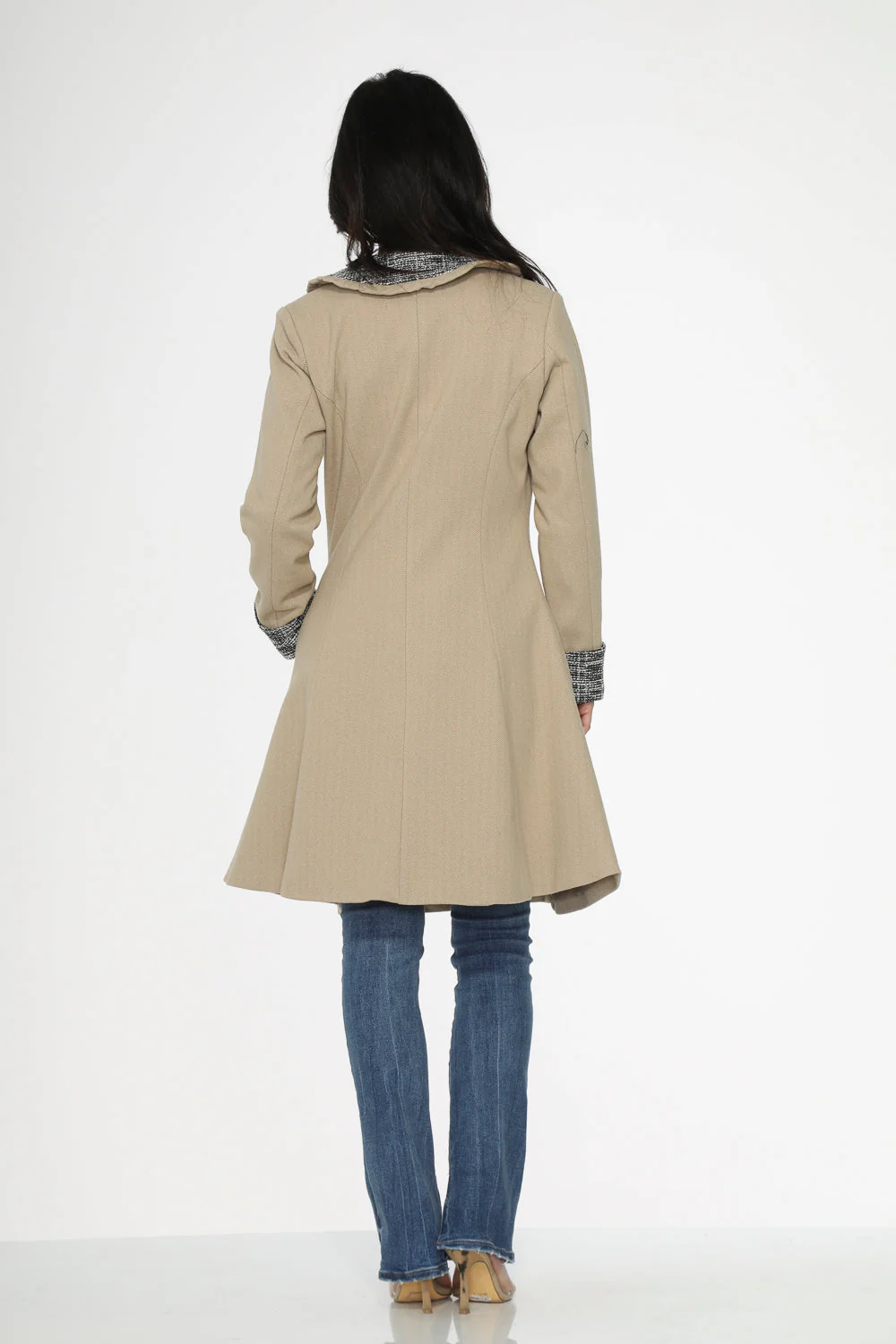 Camel Swing Coat - Image 7