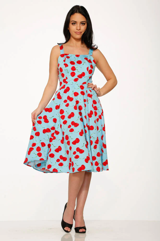 Martina Cherry Swing Dress