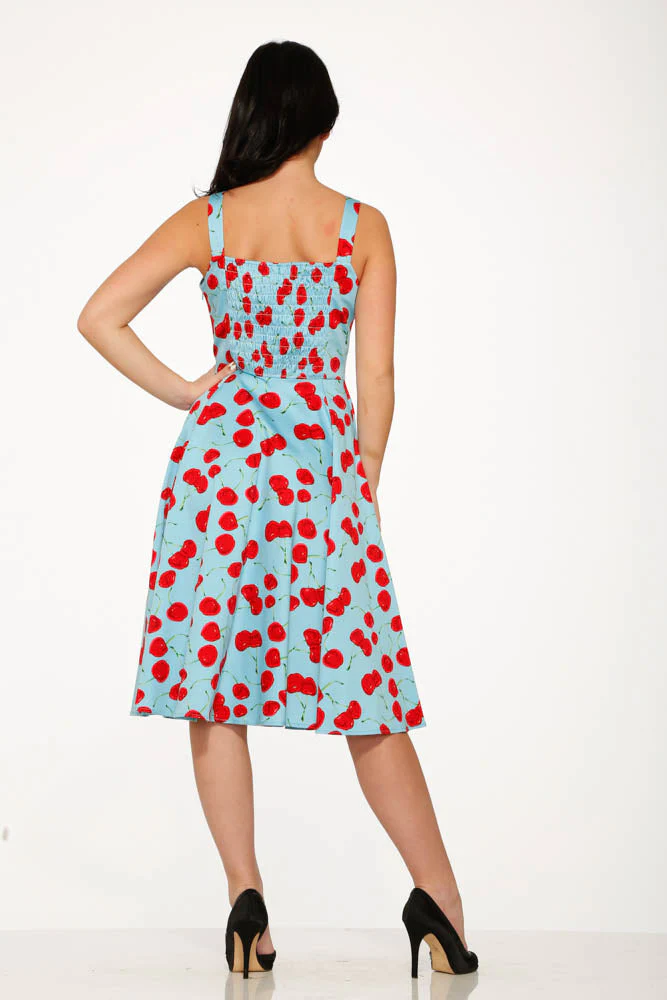 Martina Cherry Swing Dress - Image 2