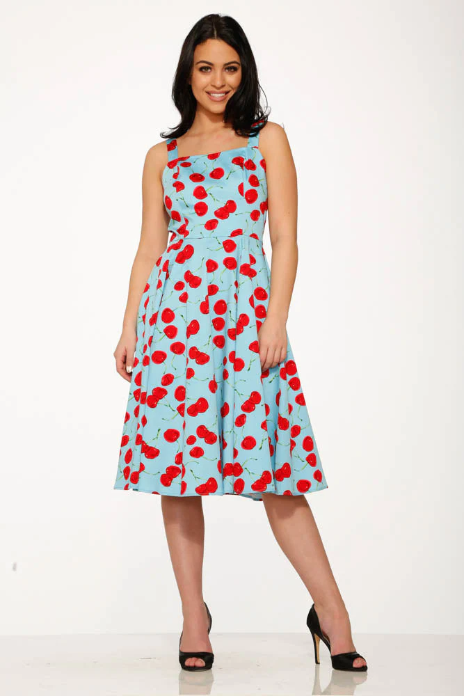 Martina Cherry Swing Dress - Image 4