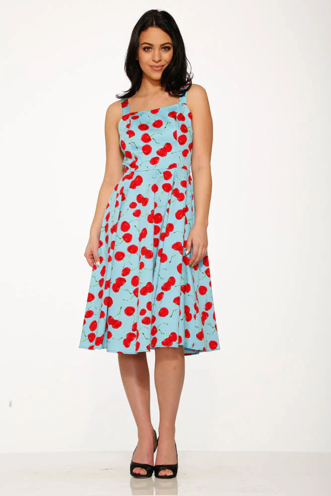 Martina Cherry Swing Dress - Image 5