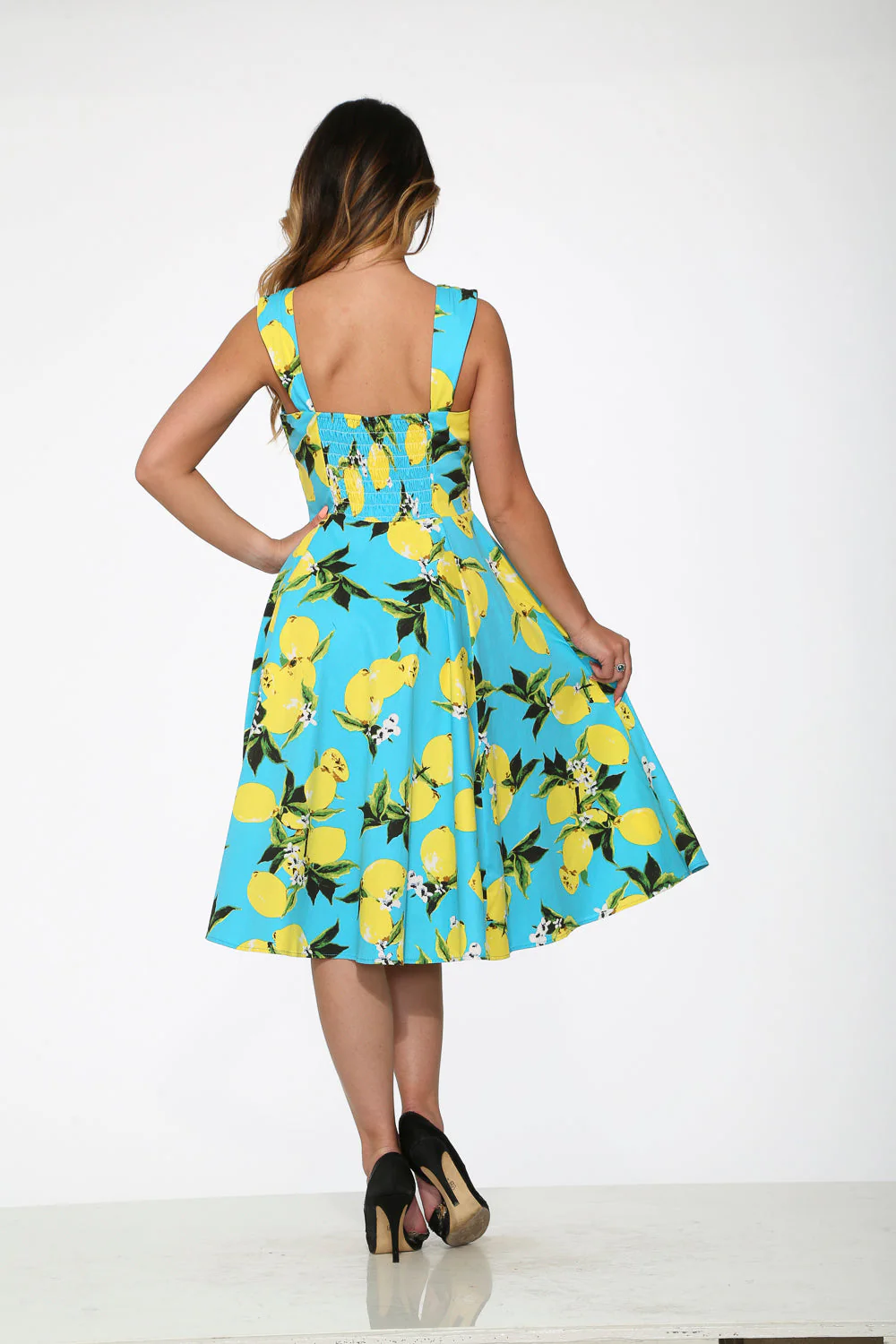 Lemon Print Swing Dress - Image 6