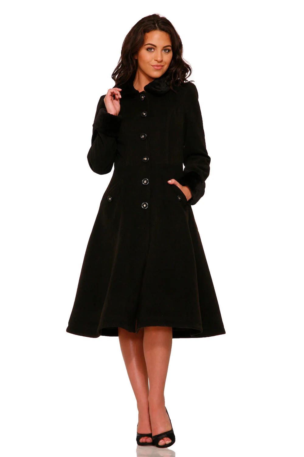 Black Swing Coat - Image 3