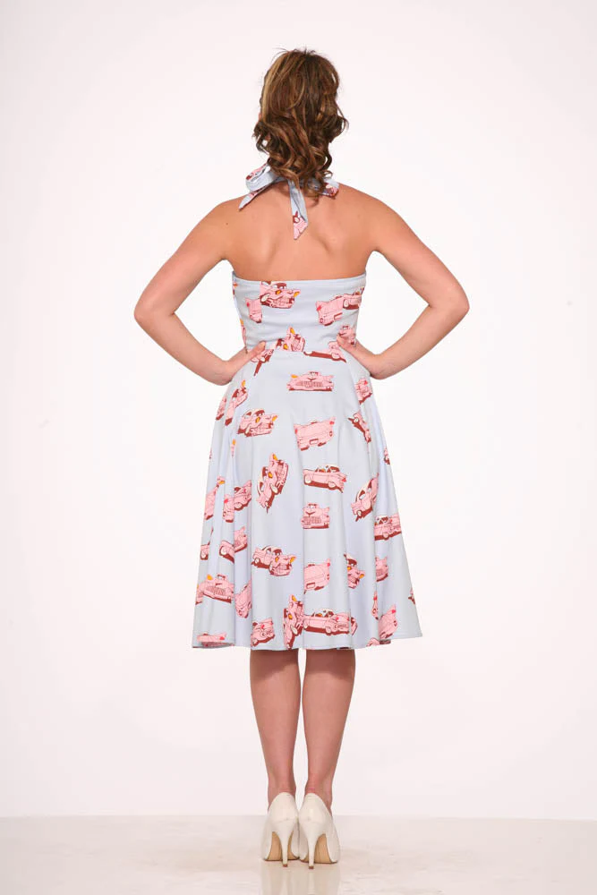 Car Hop Halter Swing Dress - Image 6