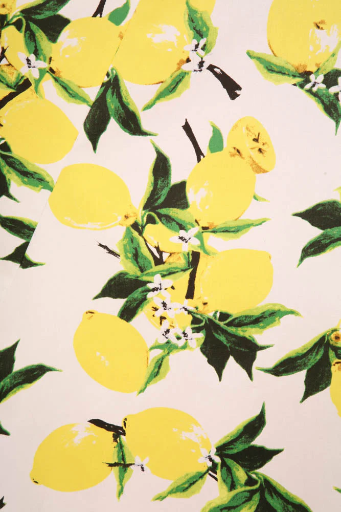 White Lemon Halter Swing Dress - Image 7