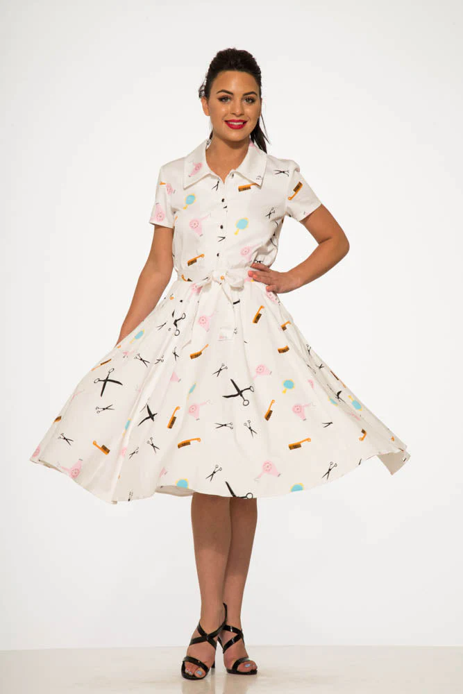 Beauty Salon Top and Swing Skirt - Image 3