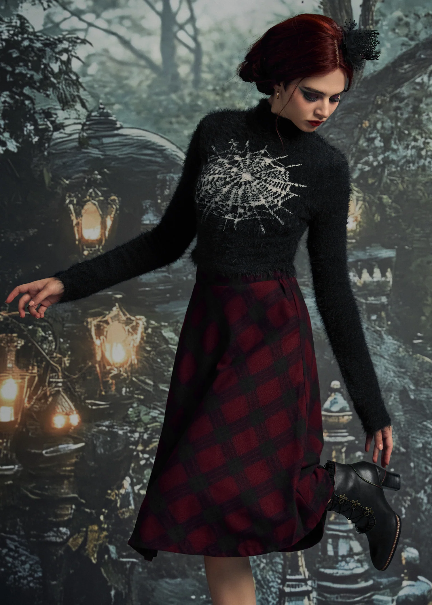 Black Spider Sweater
