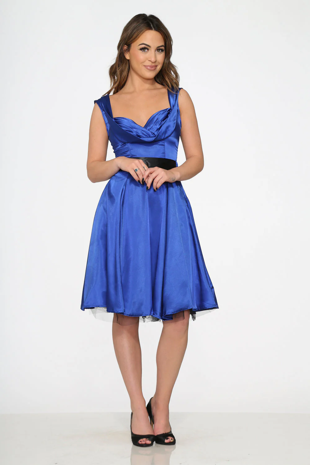 Blue Occasional Swing Dress - Image 3