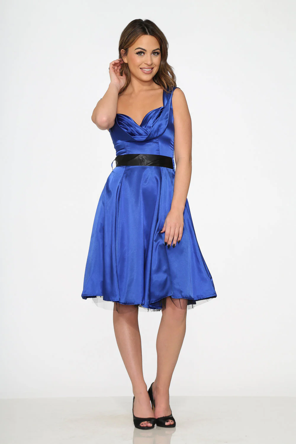 Blue Occasional Swing Dress - Image 4