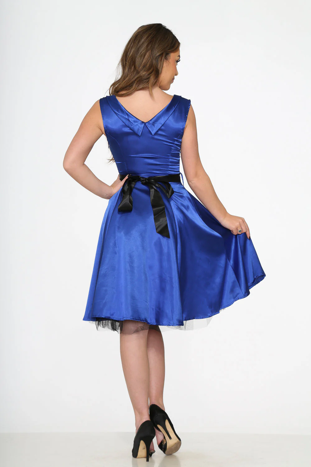Blue Occasional Swing Dress - Image 8