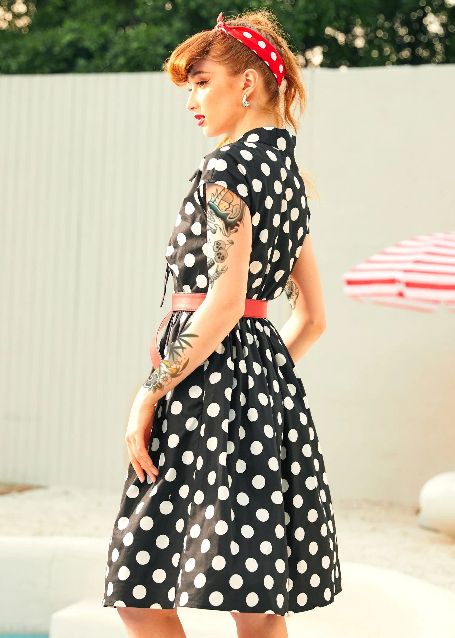 A Cult Classic Cap Sleeve Belted Dress - Image 4
