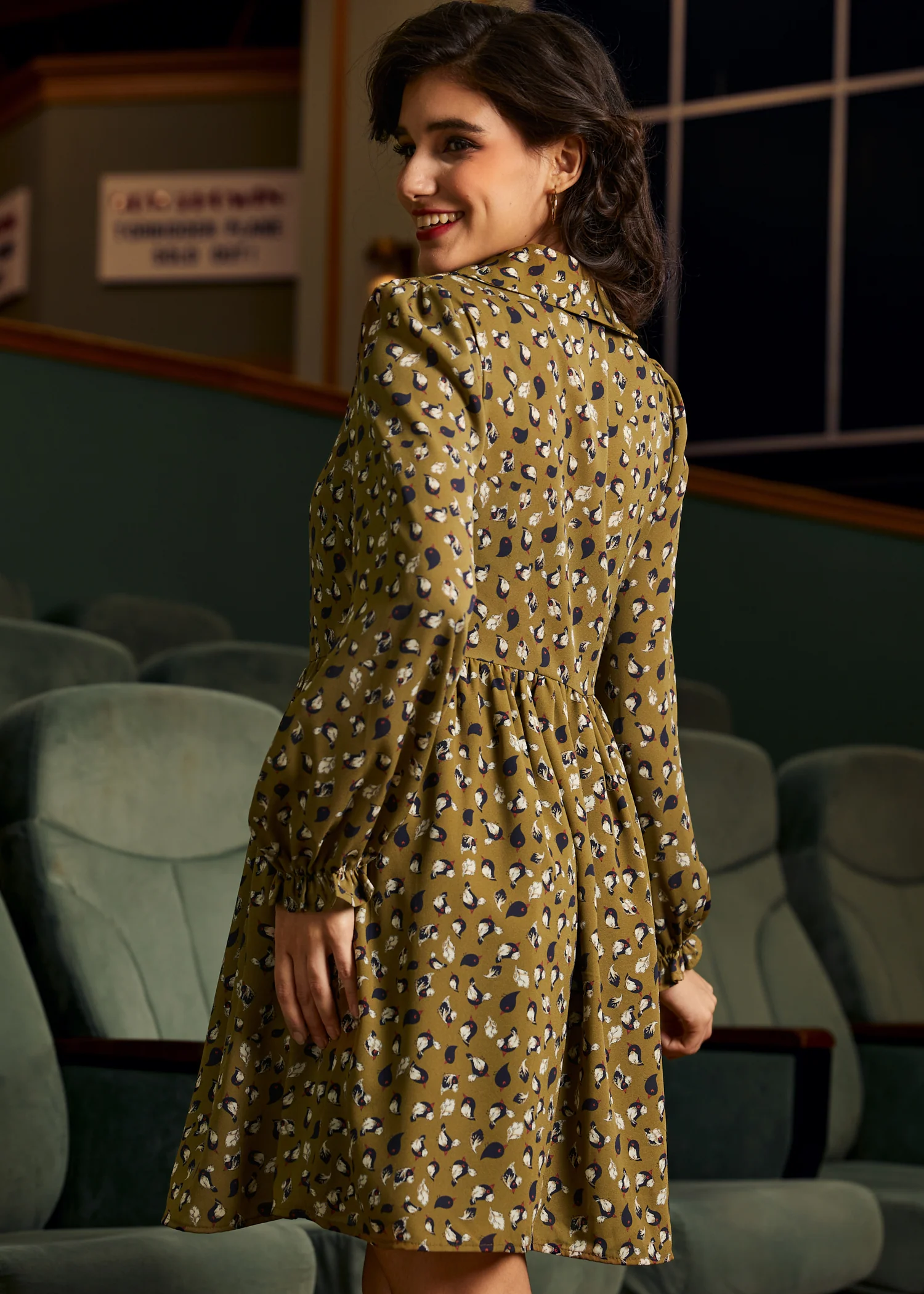 A Trip Down Memory Lane A-Line Dress - Image 3