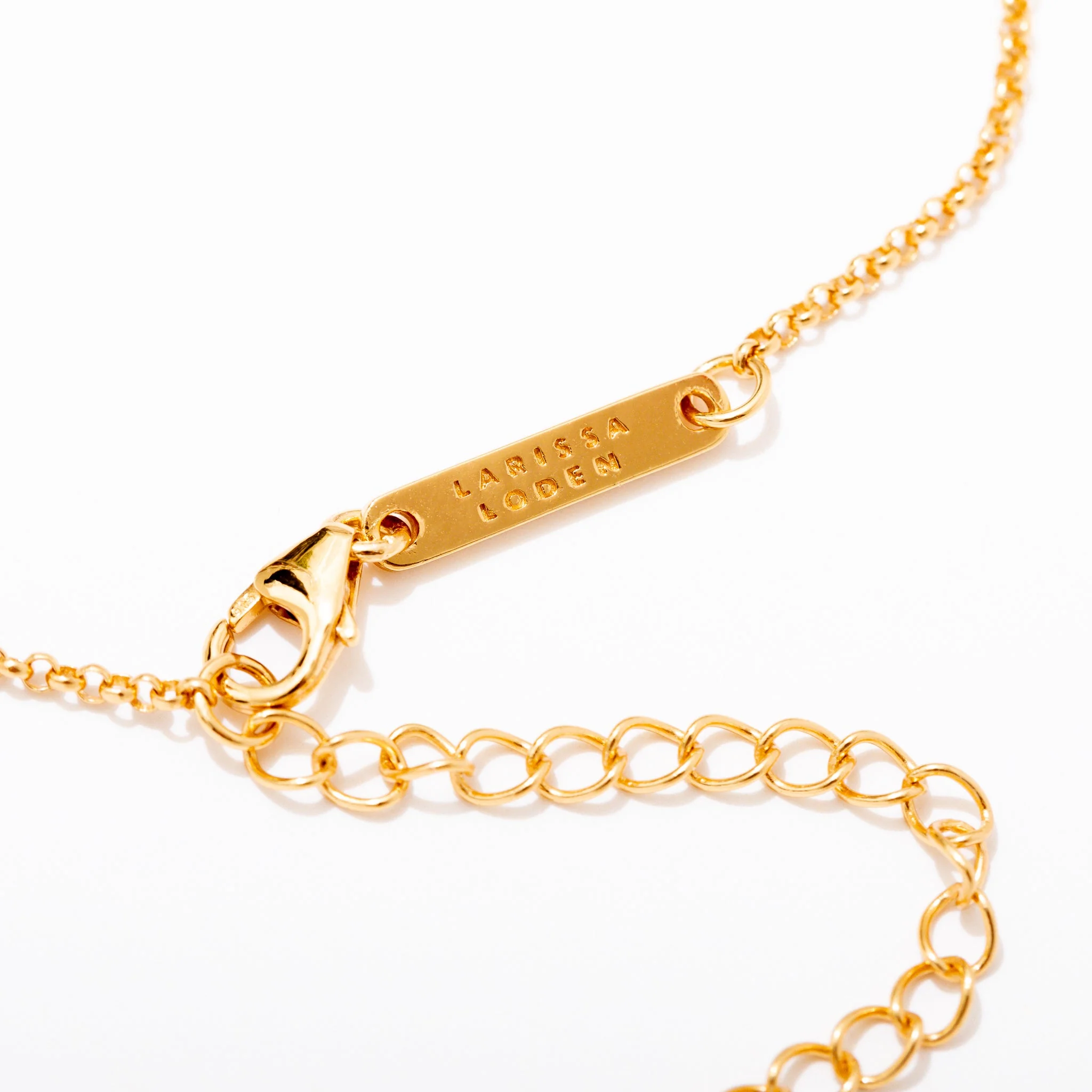 Alicia Lock Charm Necklace - Image 5