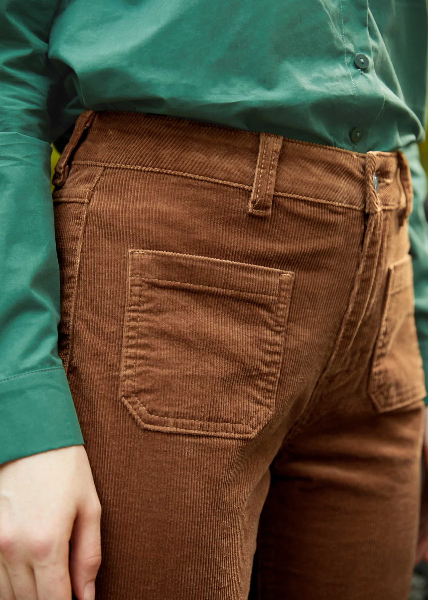 All Aboard For Corduroy Flare-Leg Pants - Image 2
