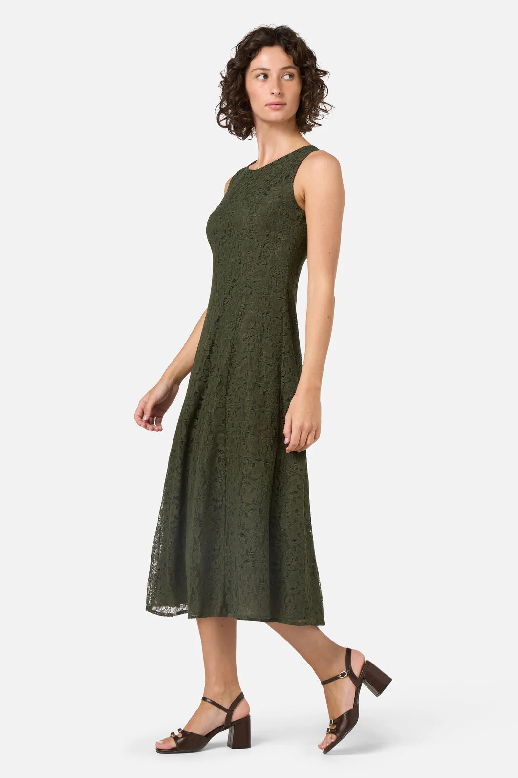 Amara Lace Midi Dress - Image 5