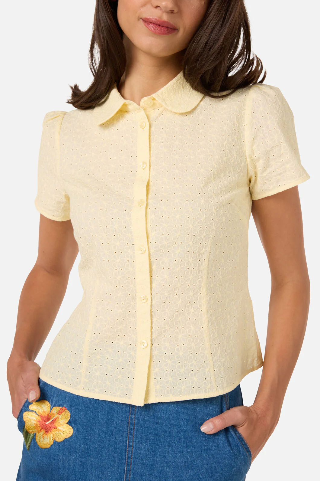 Anastasia Broderie Blouse - Image 14
