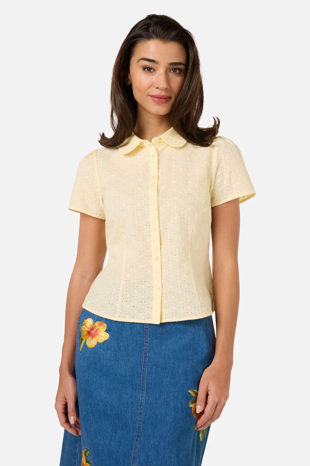 Anastasia Broderie Blouse - Image 2