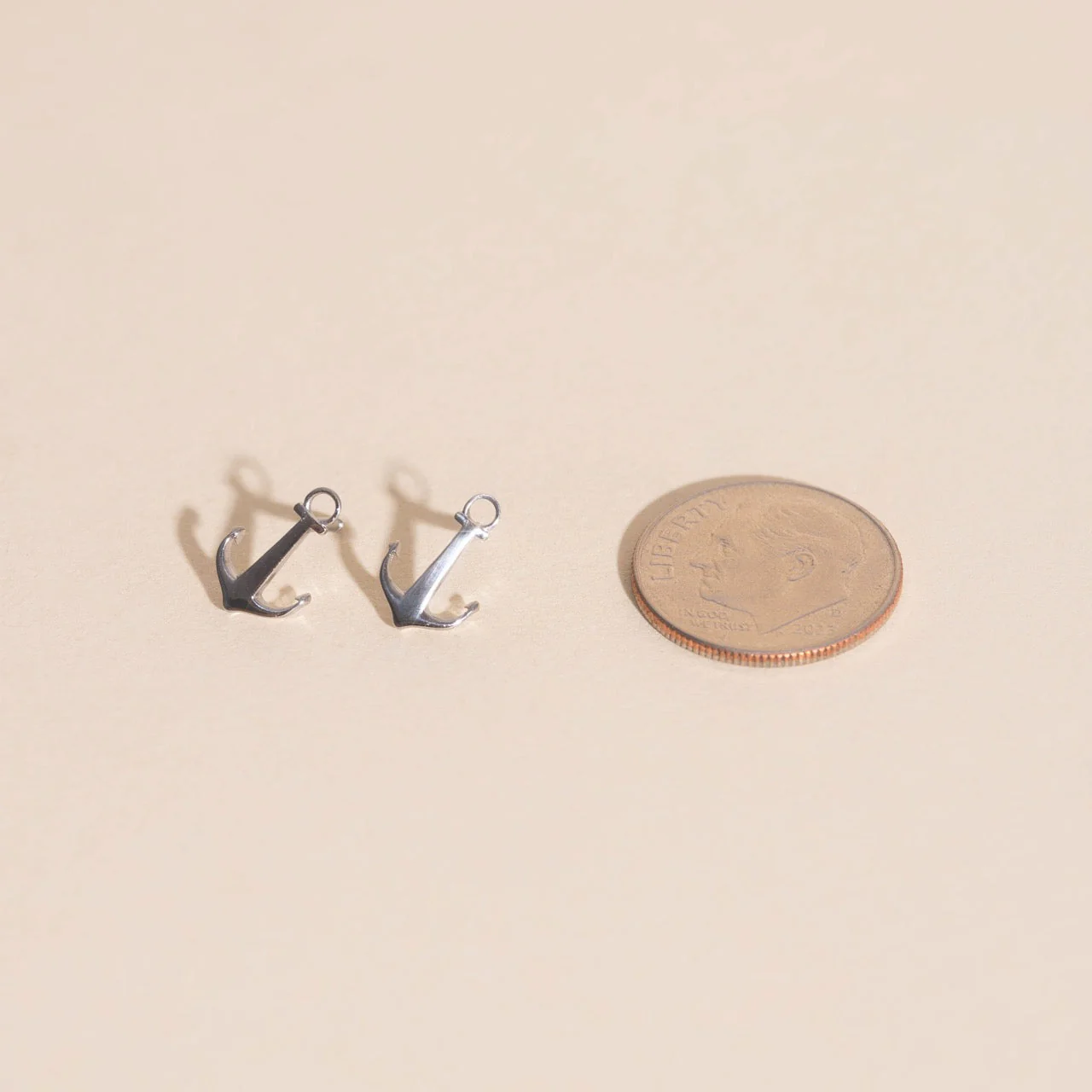 Anchor Stud Earrings - Image 8