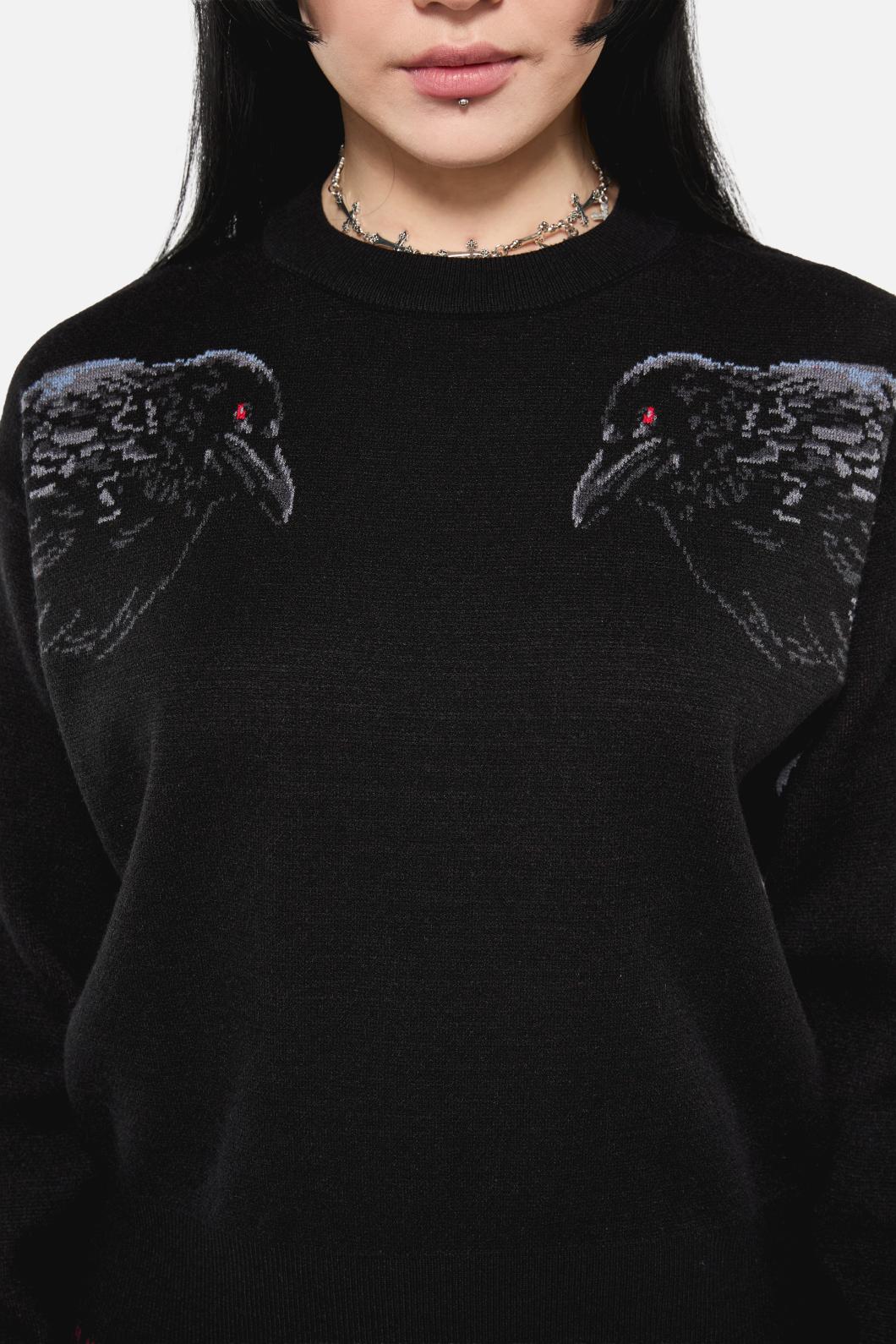 Apollo Crow Knit Sweater - Image 2